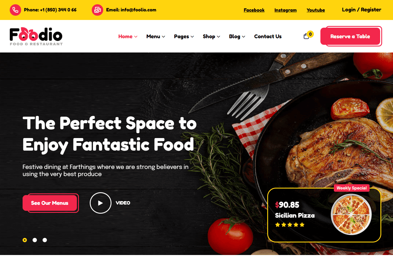 Restaurant Website Design