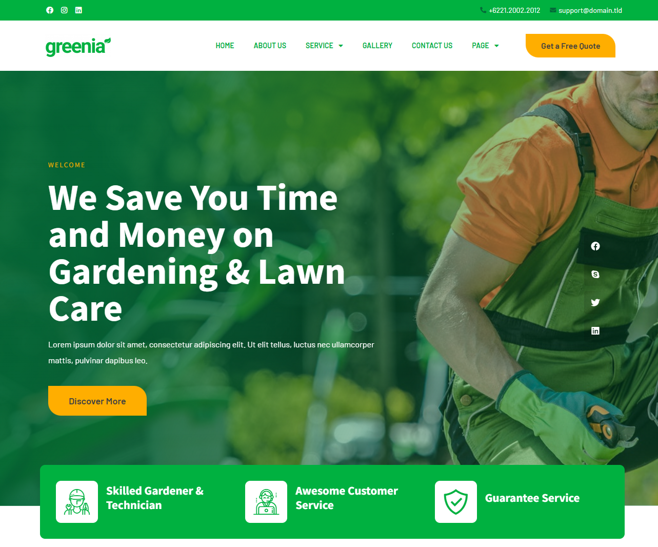 Landscaping Website