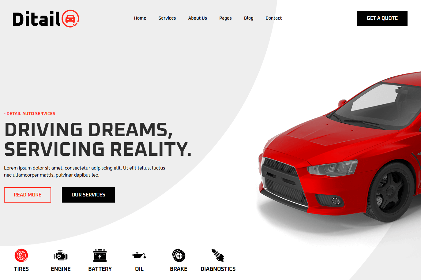 Car Repair Website